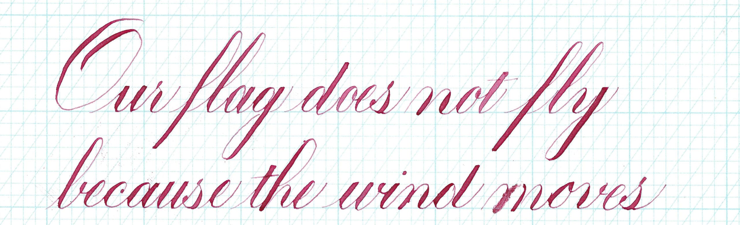 Gretchen Caldwell First Calligraphy Attempt