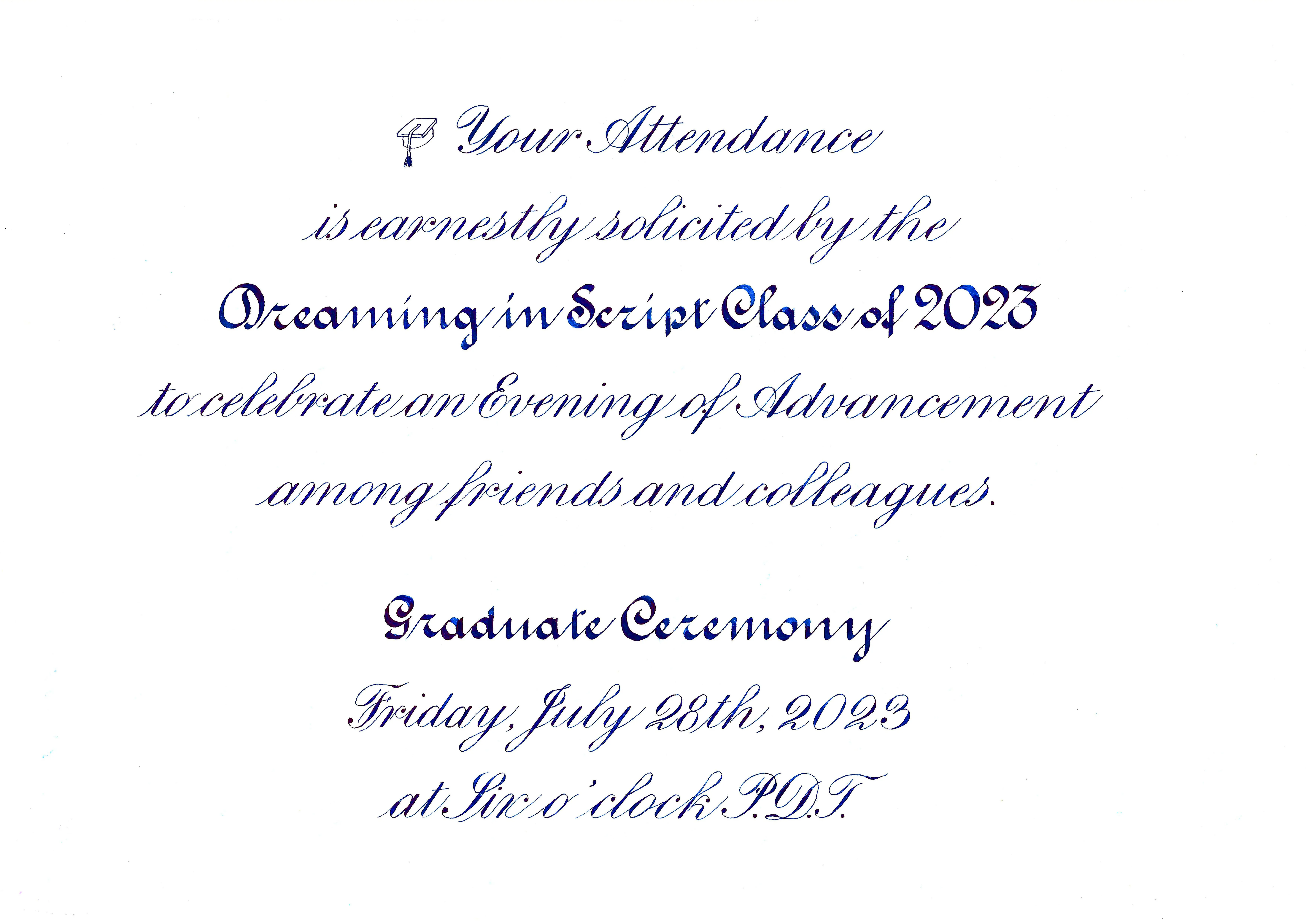You are invited to the DIS Graduation Ceremony — Sneha Lakhotia